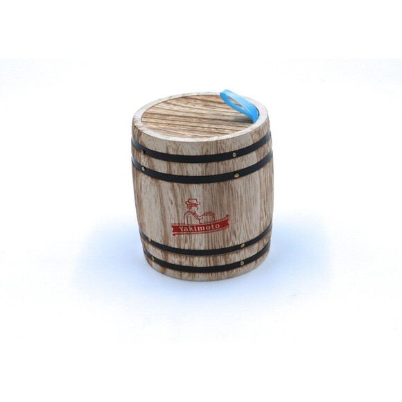 Small Wooden Barrel Tea Storage Container - Picture 1 of 1